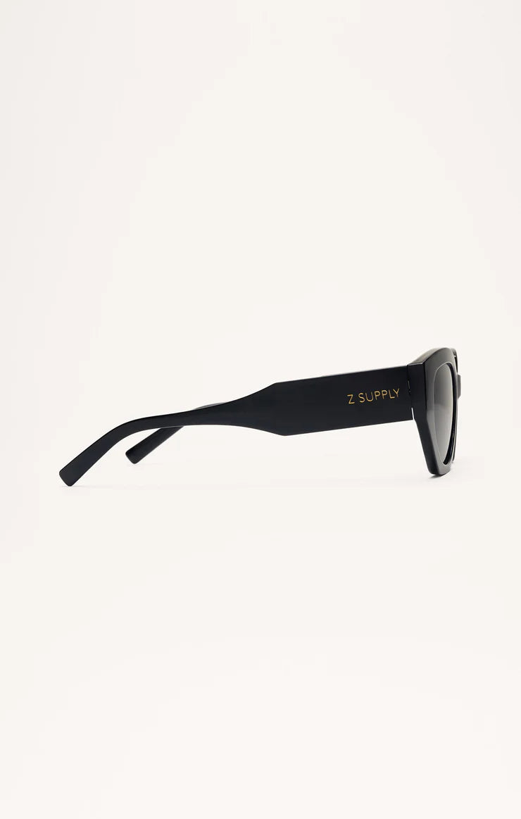 Love Sick Polarized Sunglasses - Polished Black | Z Supply
