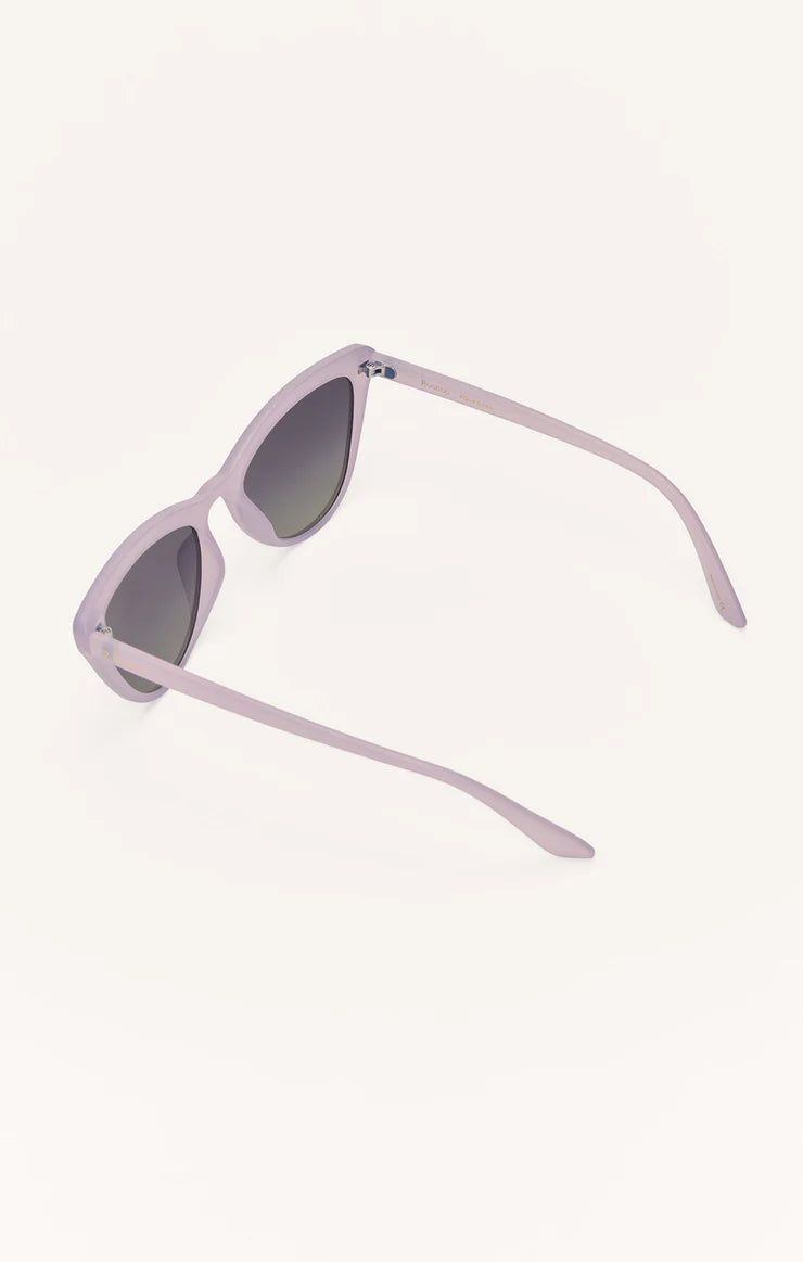 Rooftop Polarized Sunglasses - Frosted Violet | Z Supply