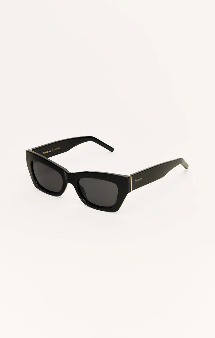 Sunkissed Polarized Sunglasses - Gloss Black | Z Supply