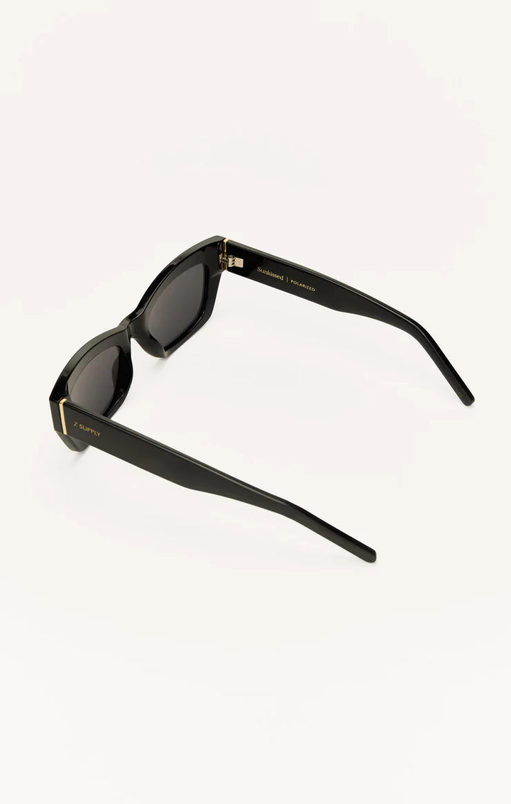 Sunkissed Polarized Sunglasses - Gloss Black | Z Supply