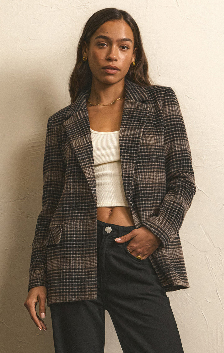 Kingston Relaxed Plaid Blazer | Z Supply