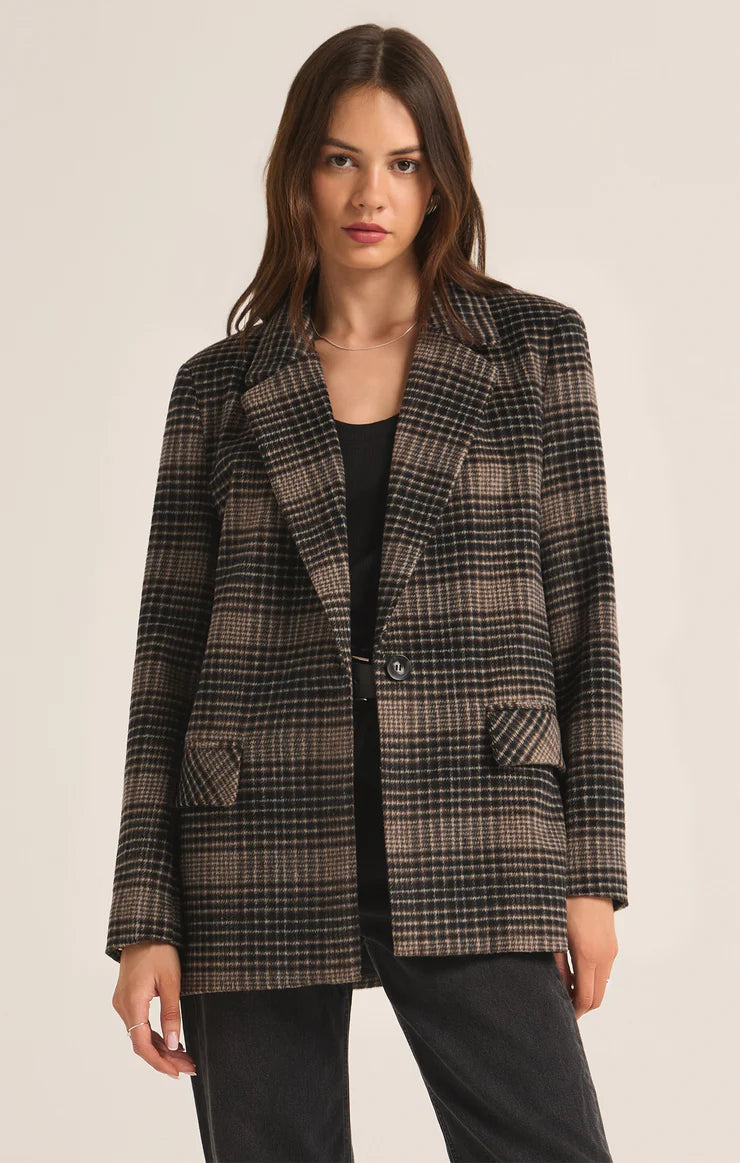 Kingston Relaxed Plaid Blazer | Z Supply