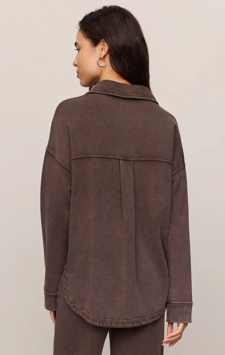 BESTSELLING All Day Knit Jacket in Dark Chocolate | Z Supply