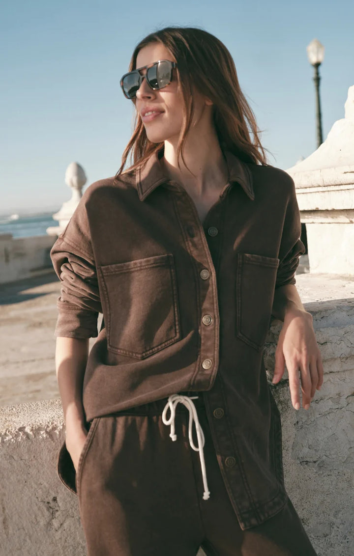 BESTSELLING All Day Knit Jacket in Dark Chocolate | Z Supply