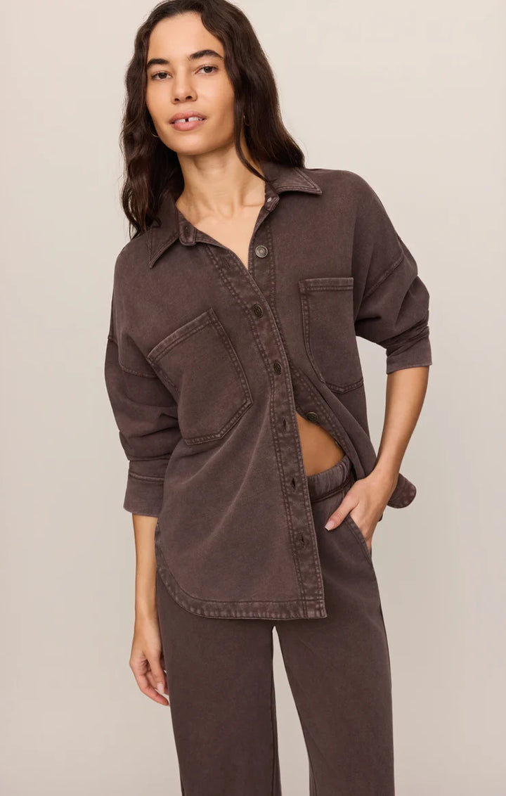 BESTSELLING All Day Knit Jacket in Dark Chocolate | Z Supply