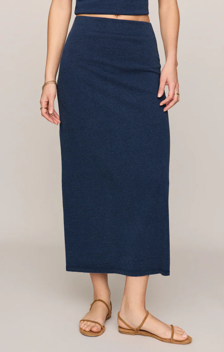 Gail Jersey Denim Midi Skirt | Z Supply