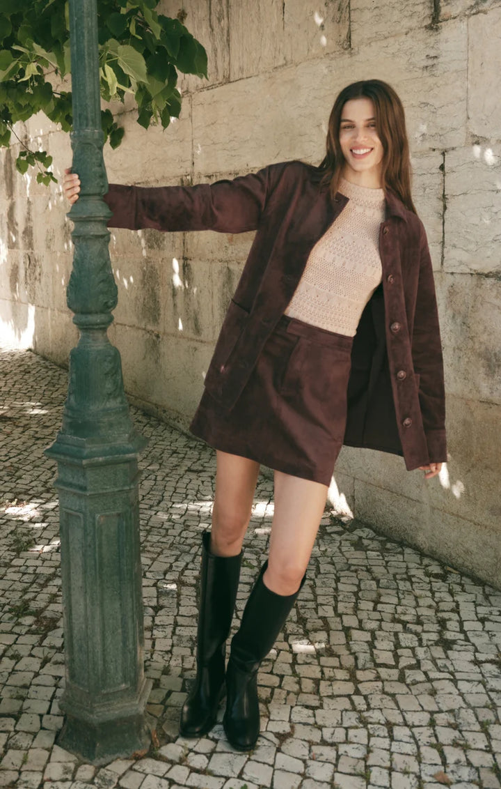 Perri Suede Mini Skirt | Z Supply