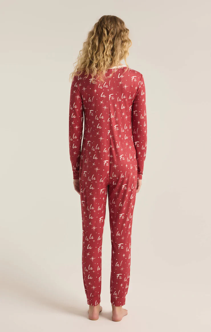 Fa La La Silky PJ Onesie | Z Supply