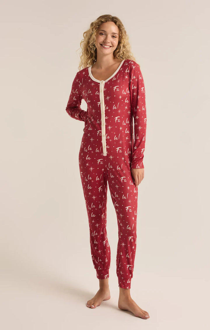 Fa La La Silky PJ Onesie | Z Supply