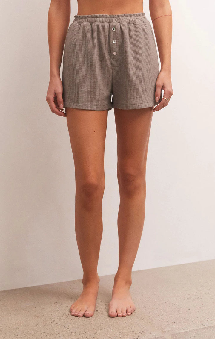 Cozy Days Thermal Short - Taupe Stone | Z Supply - Clearance