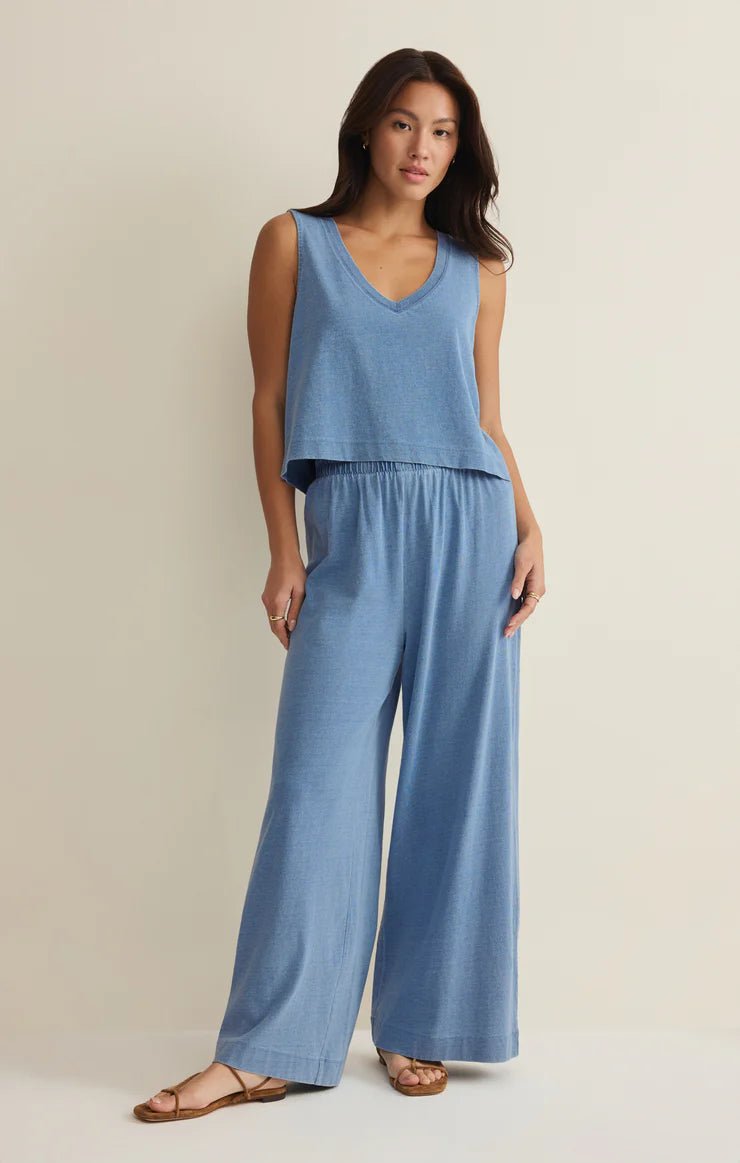 Sloane V-Neck Denim Tank | Z Supply