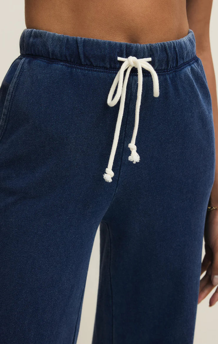 Pre-Sale BESTSELLER Hunter Knit Denim Pant - Calypso Blue Indigo | Z Supply