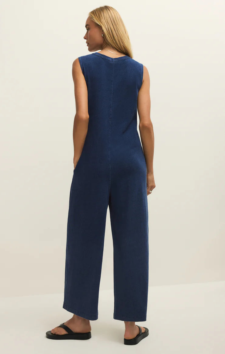 Fiona Jersey Denim Jumpsuit | Z Supply