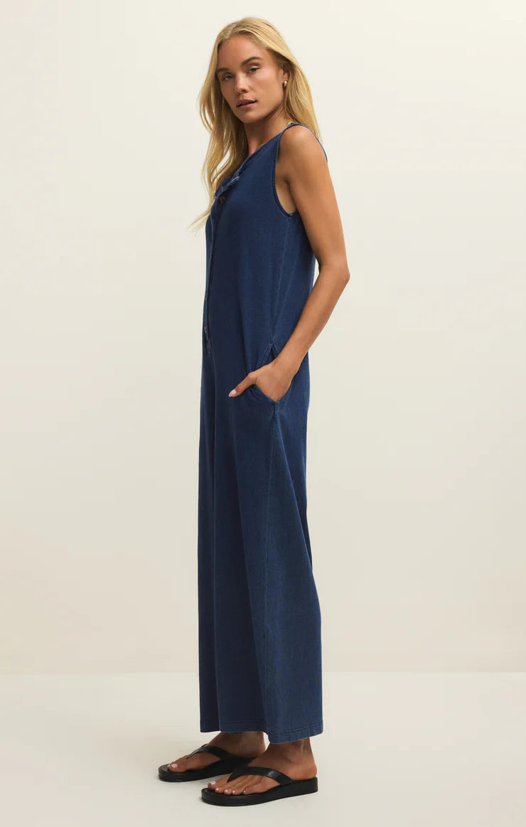 Fiona Jersey Denim Jumpsuit | Z Supply