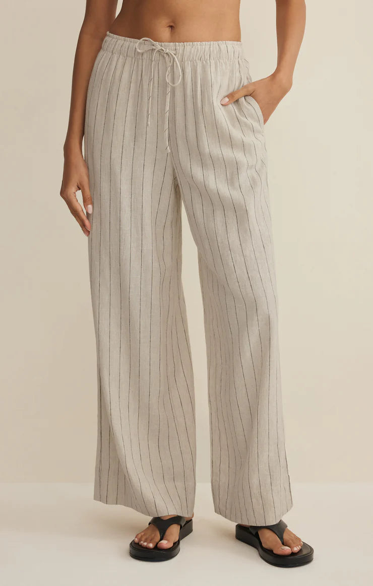 Henri Striped Wide Leg Linen Pant | Z Supply