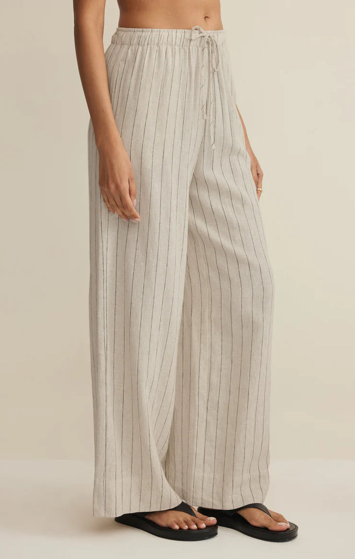Henri Striped Wide Leg Linen Pant | Z Supply