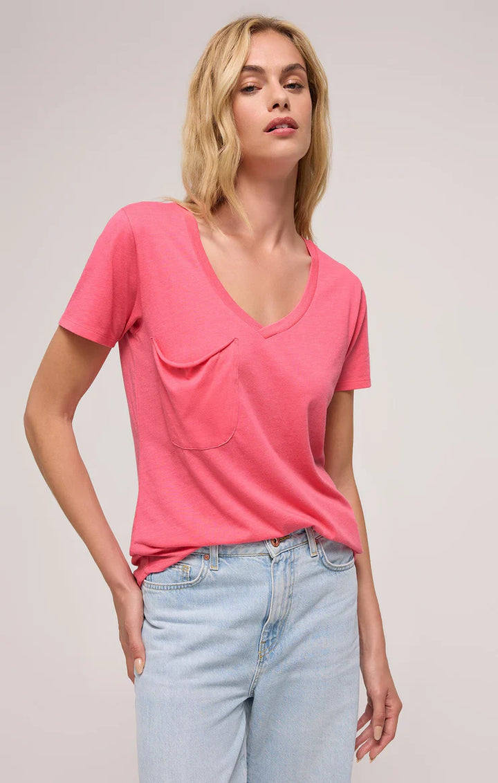 PRESALE The Pocket Tee - Disco Pink