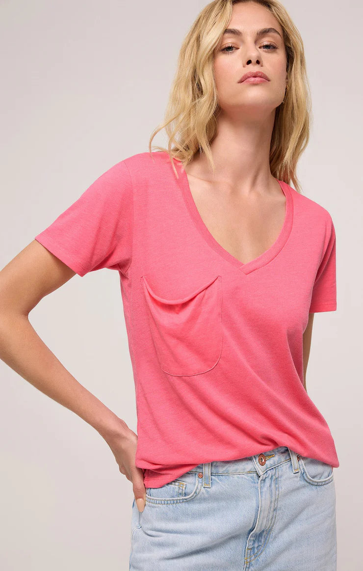 PRESALE The Pocket Tee - Disco Pink