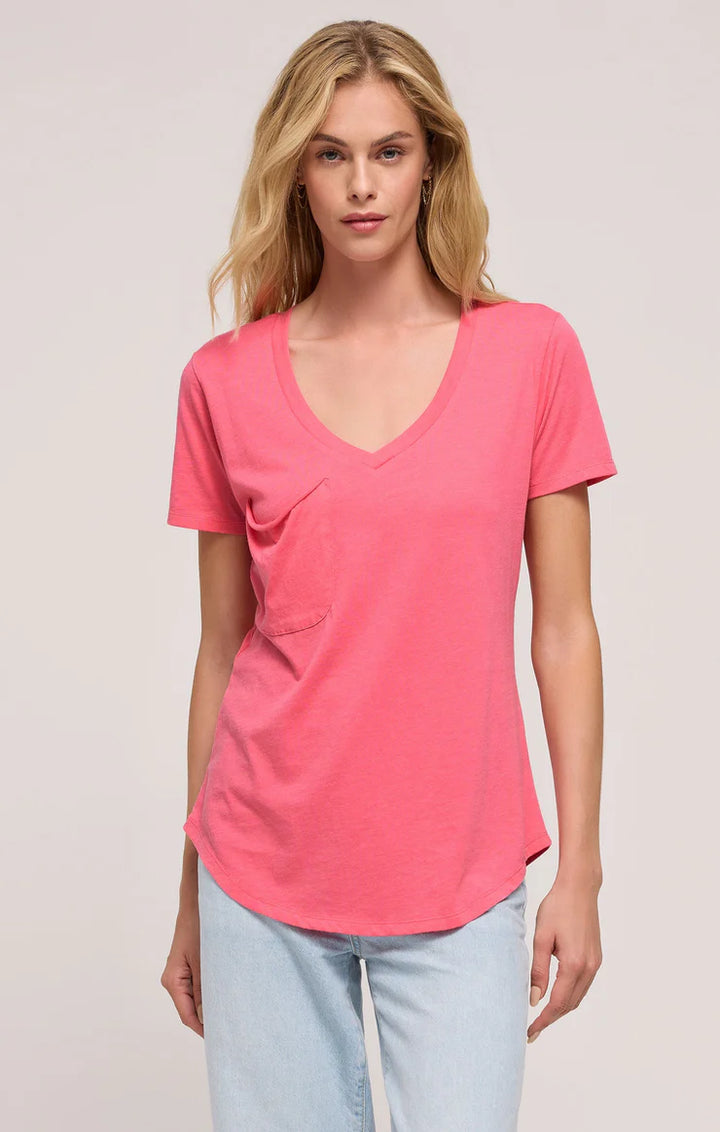 PRESALE The Pocket Tee - Disco Pink