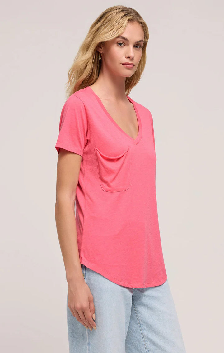 PRESALE The Pocket Tee - Disco Pink