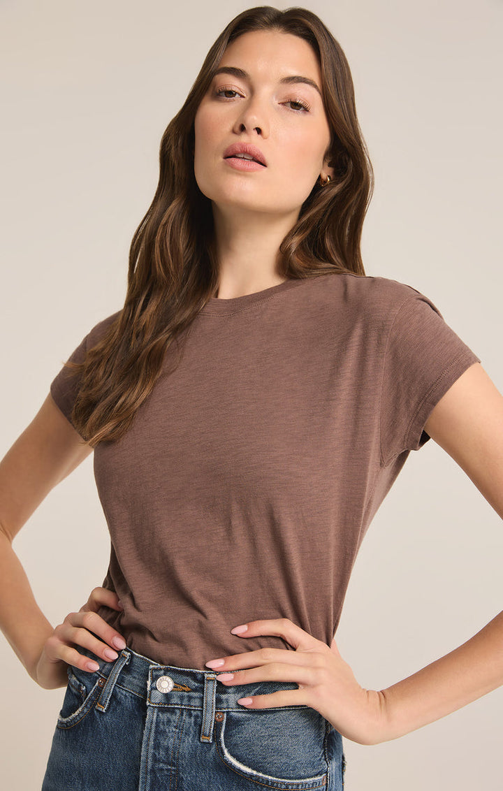 Modern Slub Tee - Deep Taupe | Z Supply