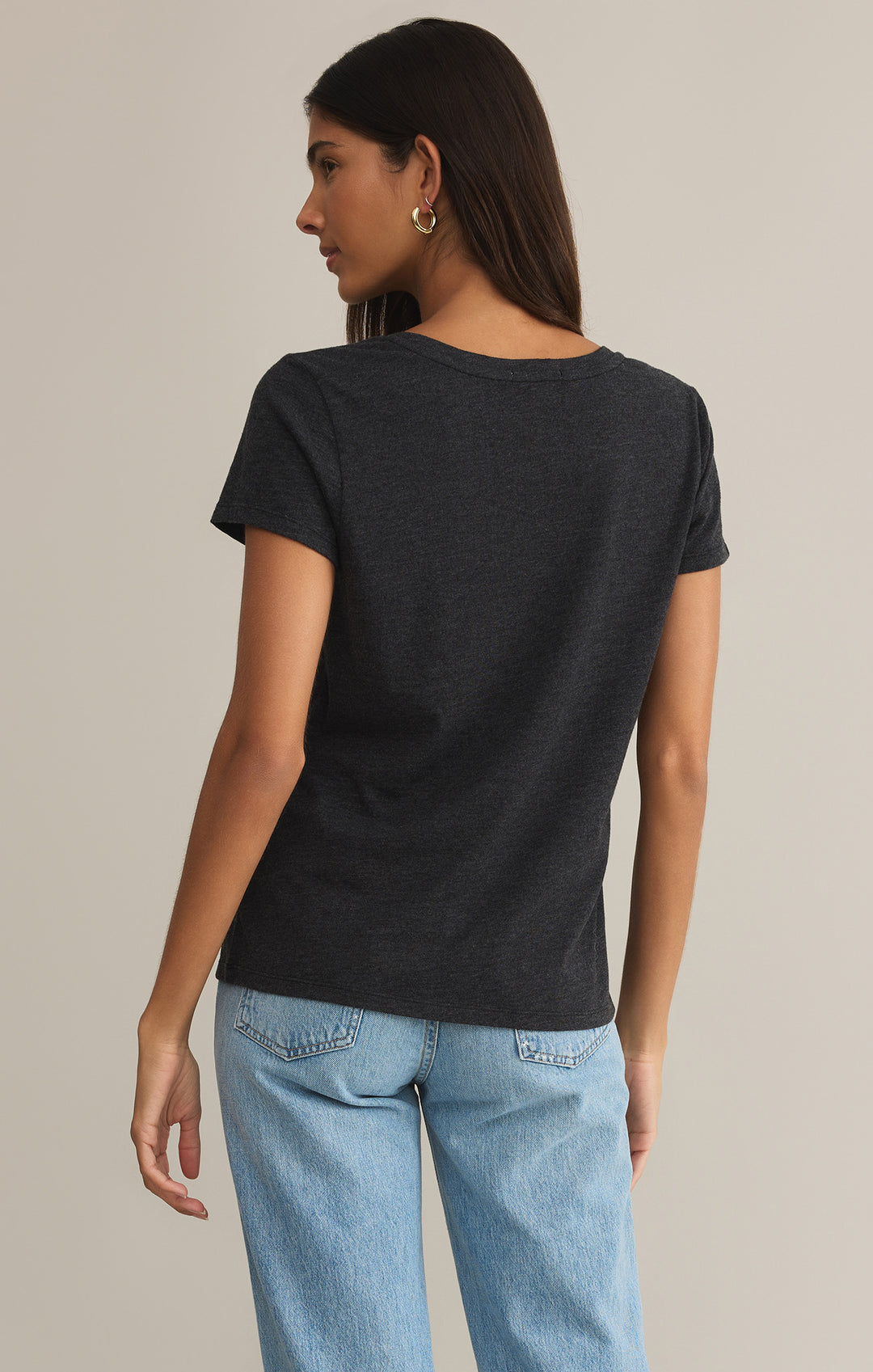 PRESALE Anywhere Scoop Tee - Black