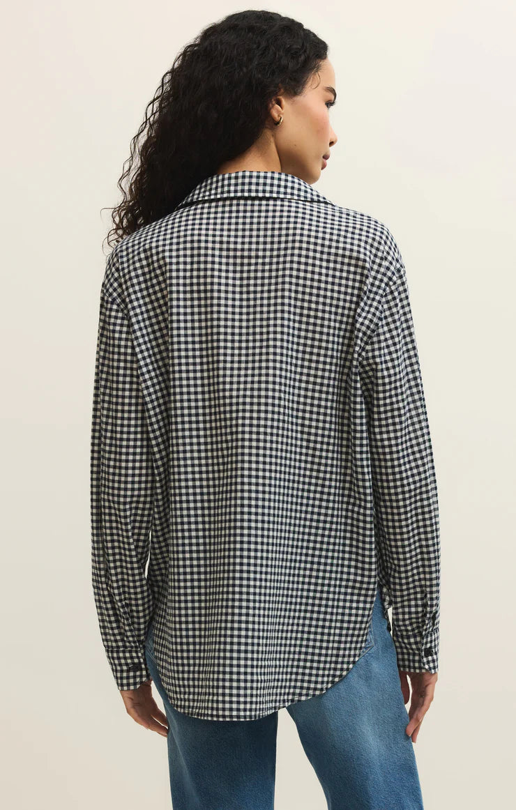 Seaport Gingham Button Up Top | Z Supply