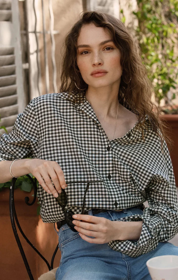 Seaport Gingham Button Up Top | Z Supply