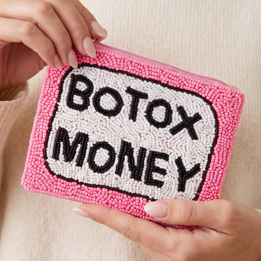 Seed Beaded Botox Money Coin Purse | Anarchy Street