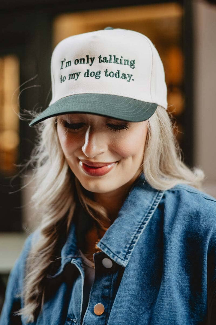 I'm Only Talking To My Dog Today Trucker Hat | Katydid
