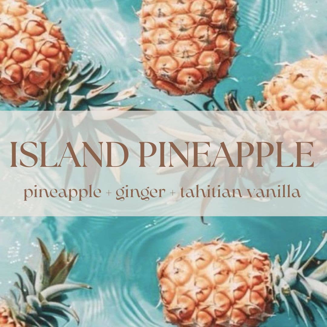 Island Pineapple Soy Candle | Prairie Creek Candles