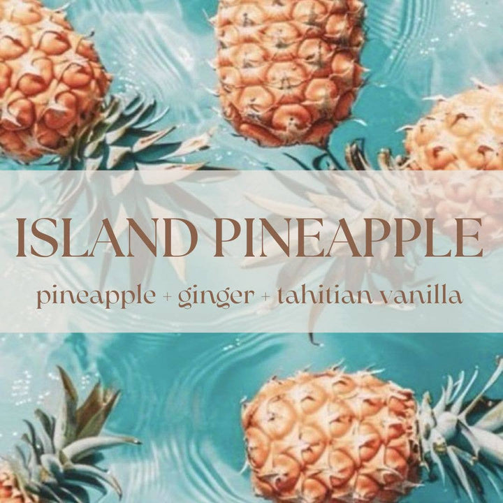 Island Pineapple Soy Candle | Prairie Creek Candles