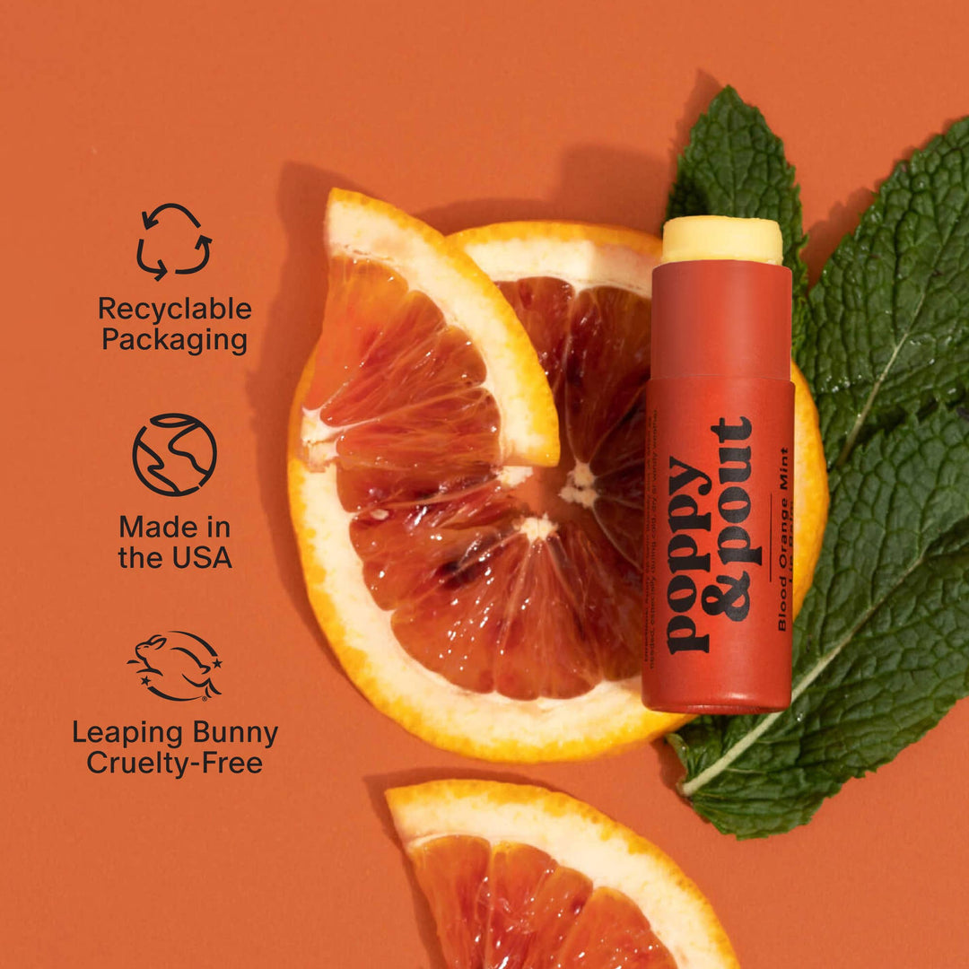 Blood Orange Mint Lip Balm | Poppy & Pout