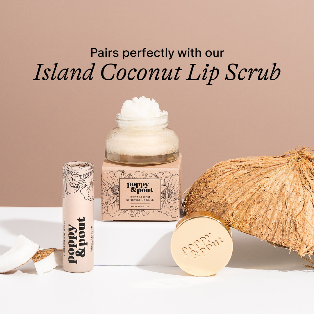 Island Coconut Lip Balm | Poppy & Pout