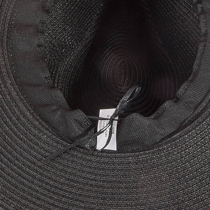 Paper Straw Fedora With Leather Studded Band | Anarchy Street