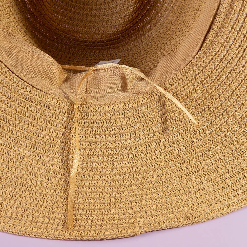 Beaded Cowrie Shell Straw Hat | Anarchy Street