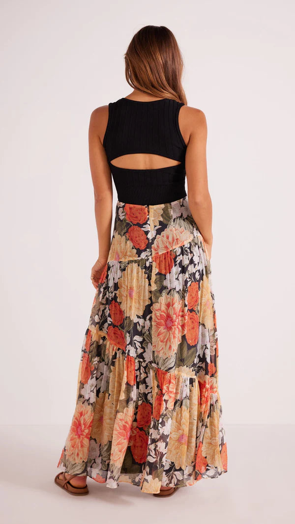 Floral 2025 maxi skirt