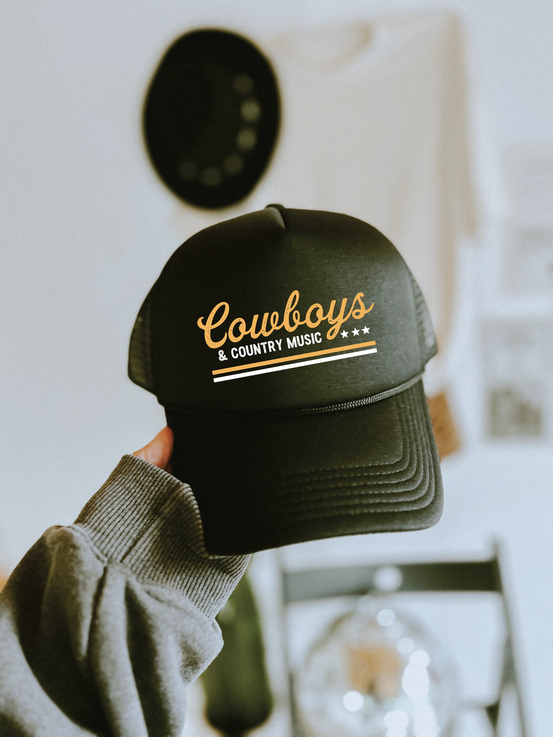 Cowboys & Country Music Trucker Cap | Blonde Ambition Apparel