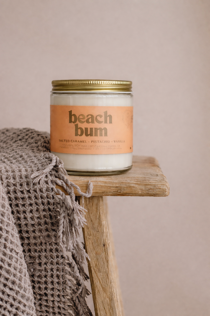 Beach Bum Soy Candle | Prairie Creek Candles
