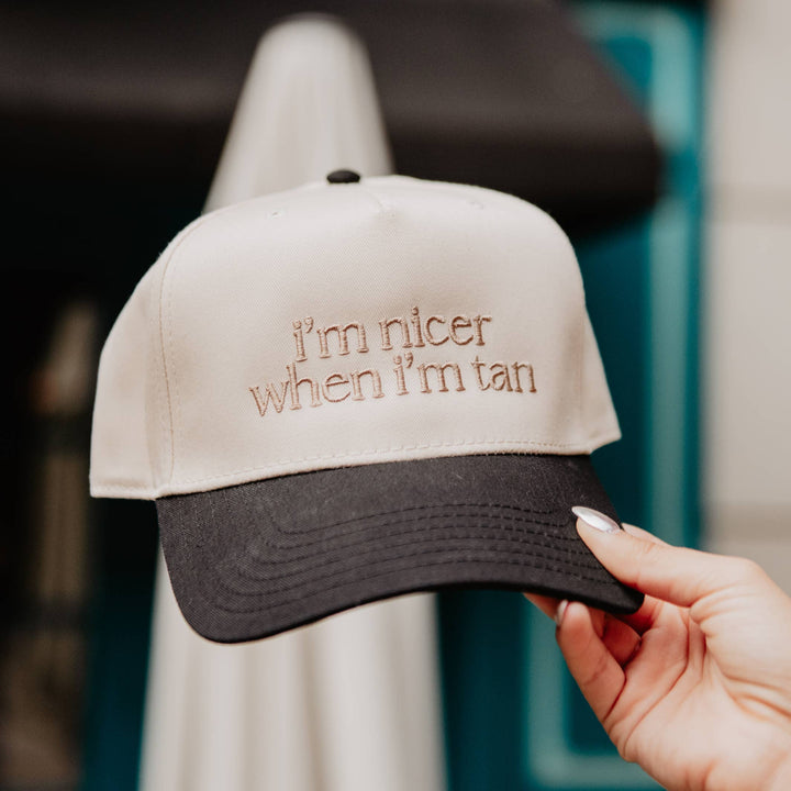 I'm Nicer When I'm Tan Trucker Hat | Katydid