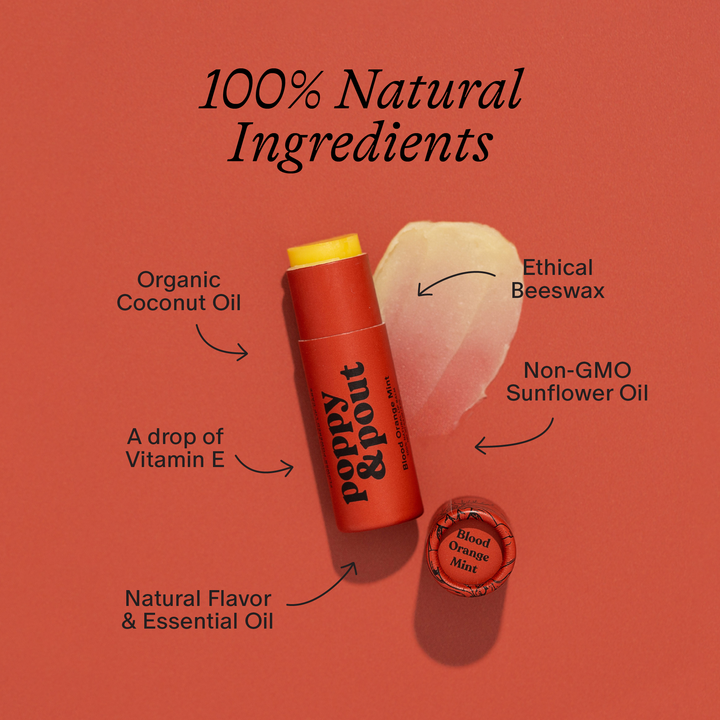 Blood Orange Mint Lip Balm | Poppy & Pout