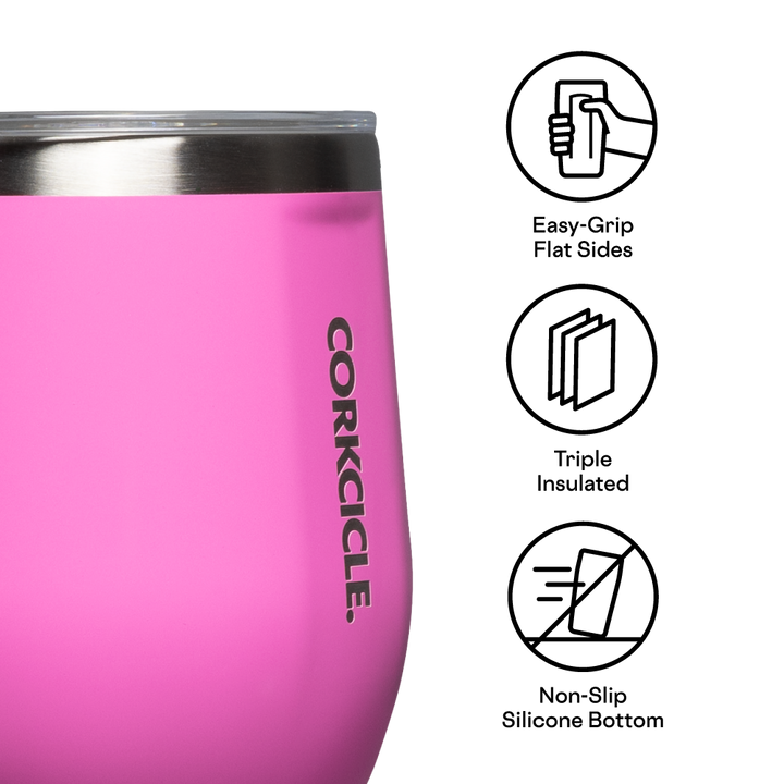 Classic Stemless - 12oz Miami Pink | Corkcicle