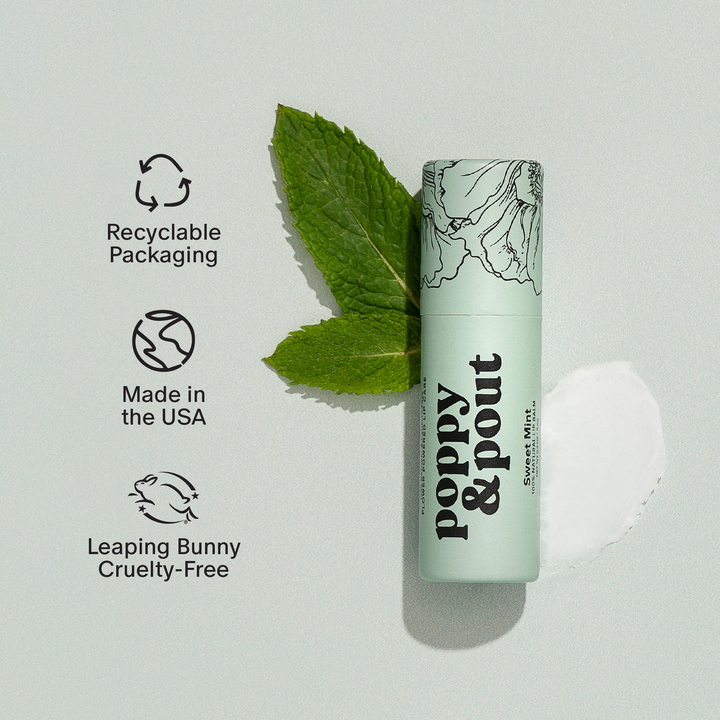 Sweet Mint Lip Balm | Poppy & Pout