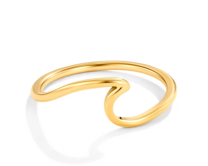Wave Gold Ring | Alysha James Jewelry