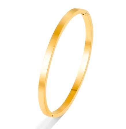 Classic Gold Bangle Bracelet | Alysha James Jewelry
