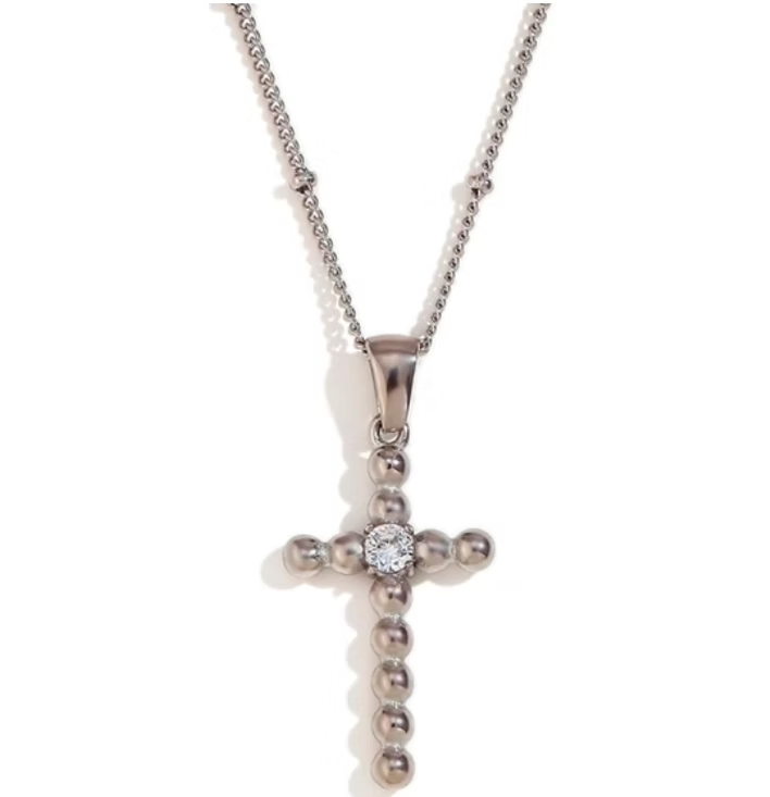 Silver Cross Necklace | Alysha James Jewelry