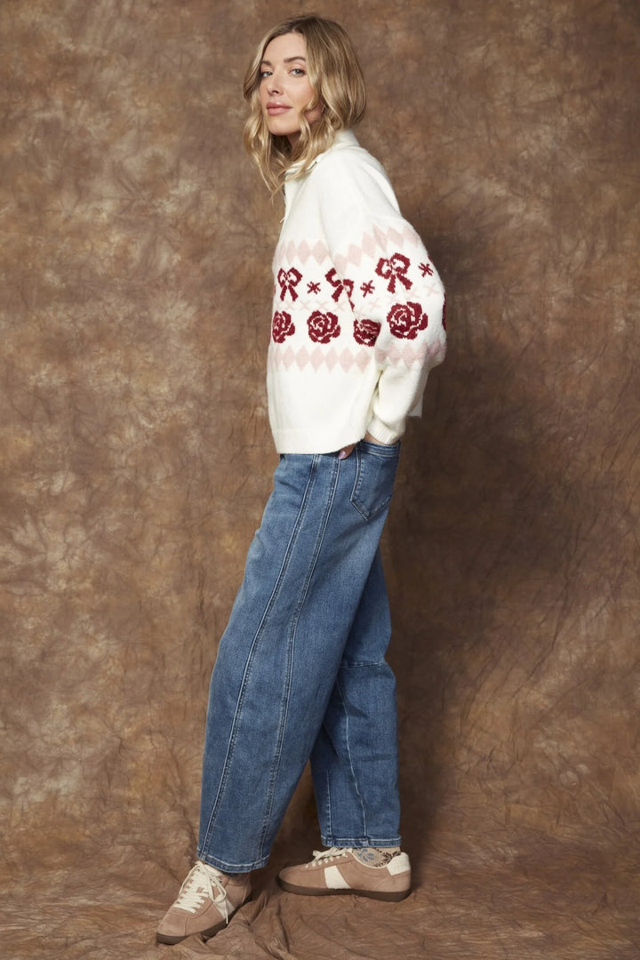 Giorgia Bow Sweater | RD Style