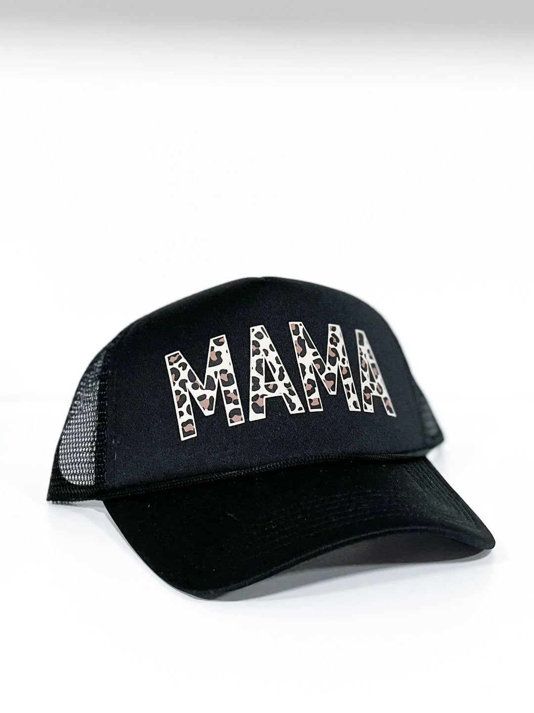 MAMA Leopard Trucker Cap | Blonde Ambition Apparel