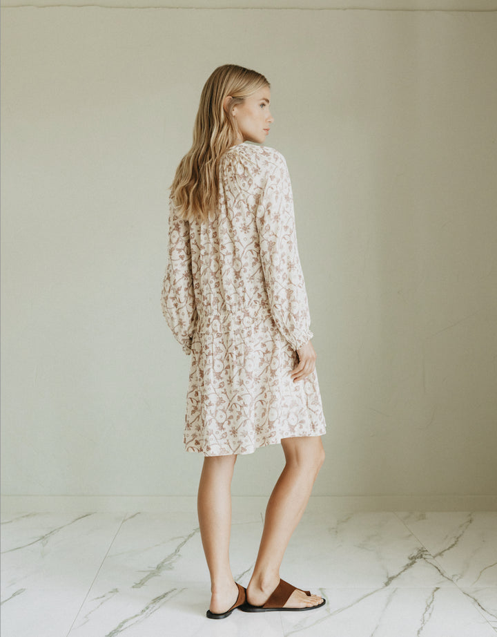 Vintage Floral Drop-Waist Dress | Indi & Cold