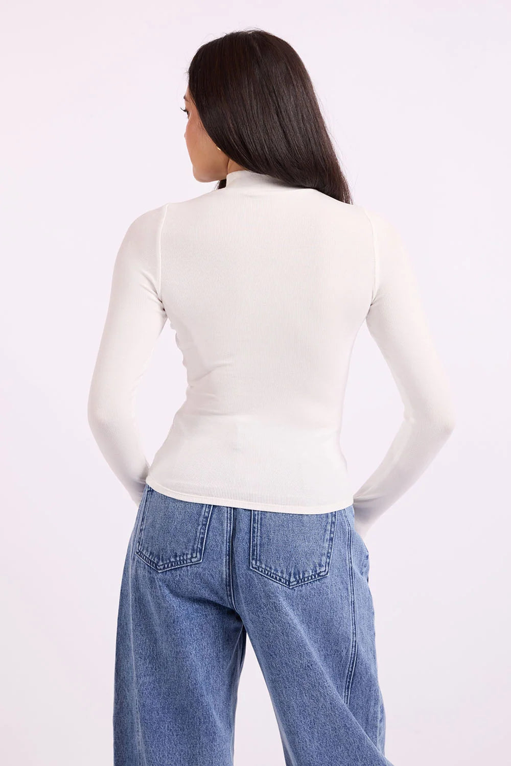Ronan Knit Top in Ivory | Sadie &amp; Sage